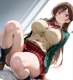[DeepMole] KanojoOkari_Chizuru(300p) [AI Generated]