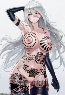 [BasicallyNoMore] A2 Blacked (Patreon) [AI-generated]