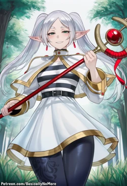 [BasicallyNoMore] Frieren Blacked (Patreon) [AI-generated]
