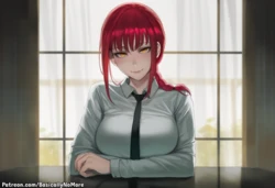 [BasicallyNoMore] Makima Blacked (Patreon) [AI-generated]