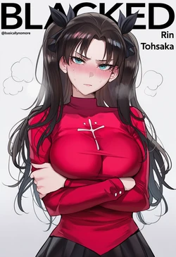 [BasicallyNoMore] Tosaka Rin Blacked (Patreon) [AI-generated]