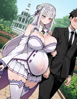 [GearingSage] Emilia NTR Part 3 pregnant (69p) (Patreon) [AI Generated]