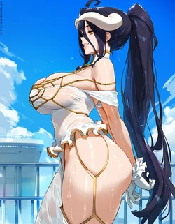 Lucyla803 Albedo {Overlord} BBC/Pregnancy [Request] (300+ extra images) [AI Generated]