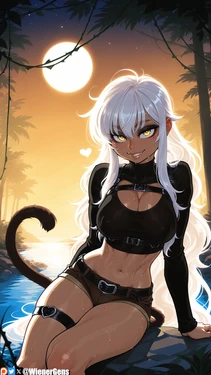 [WienerGens] Kiki gets up to some monkey business [AI Generated]