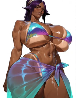 [Mnemosynekoto] Yoruichi Shihouin {Bleach} Double Set (2026-07-17) [AI Generated]