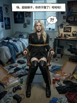 Supergirl Ashley BDSM Illustration [AI Generated]
