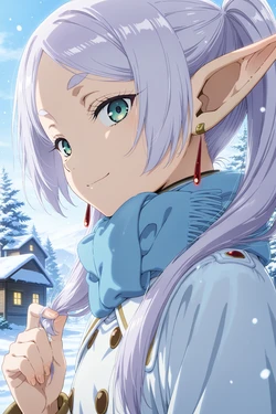 (Thebardspirit) Frieren in the Snow [AI Generated]