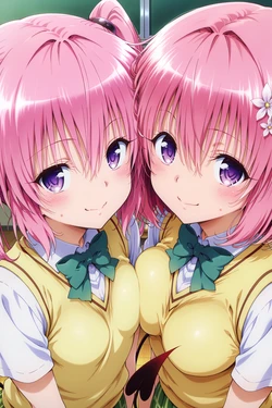 (Thebardspirit) Momo and Nana Devilluke [AI Generated]