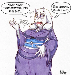 [KillBoo (Killian Booze)] Preg Toriel Sketches