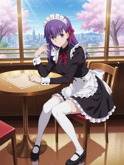 [Kurohime] 間桐桜（メイド）[AI Generated]