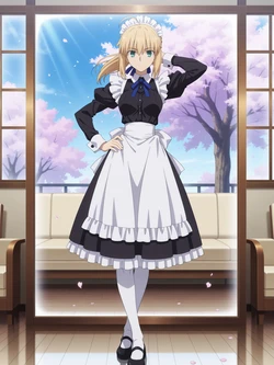 [Kurohime] セイバー（メイド）[AI Generated]