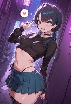 [Nankoai] Sayaka Murano- 村野 さやか -req-sweater.top-black.lingerie-preg-bimbo-alley-lovehotel-BBC-NTR- (Patreon) [AI Generated]