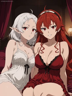 [artkoikoi] Eris Greyrat and Sylphiette | Mushoku Tensei: Jobless Reincarnation [AI Generated]