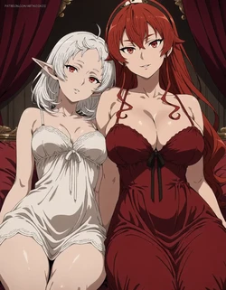 [artkoikoi] Eris Greyrat and Sylphiette - Mushoku Tensei (Set 01) - (6 Animations) - [AI Generated]