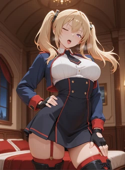 [Phan Desire] Request - BBC - Sasha Necron - Maou Gakuin [AI Generated]