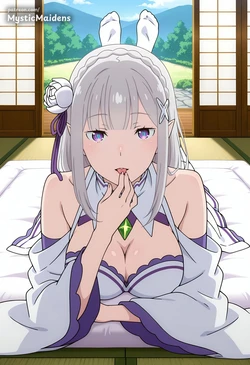 [MysticMaidens] Emilia - Re:ZERO Starting Life in Another World [102 pics Full Set] [AI Generated]
