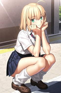 [社畜サーバント] Artoria (Saber)  126P - Fate Stay Night [AI Generated]