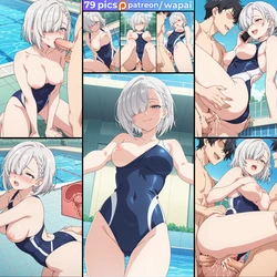[wapai] Mashiro Tsukinomori (Swimsuit) 月ノ森 真白 [AI Generated]