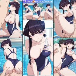 [wapai] Komi Shouko (Swimsuit) 古見 硝子 [AI Generated]