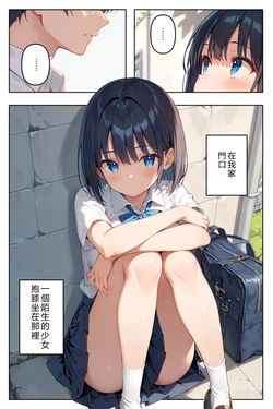 [ステーキくん] 拾った家出少女に懐かれた [AI Generated] [中国翻訳] [AI Translate]
