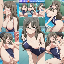 [wapai] Rio Futaba (Swimsuit) 双葉 理央 [AI Generated]