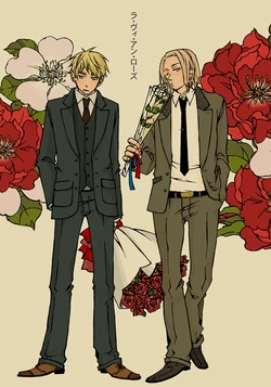 [PTA (Kabuko)] La Vie en Rose (Hetalia Axis Powers) [Web Sairoku]