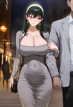 [cMonster] [Spy X Family] Yor Briar DONGTAN DRESS FATMAN 387P (Patreon) [AI Generated]