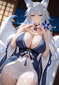 [ReverendGreatLove] Shinano (Azur Lane) / Deams of the hazy moon | 116 Pics (Patreon) [AI Generated]