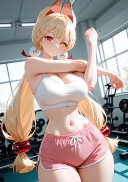 [ReverendGreatLove] Alice Thymefield (ZZZ) / Fitness | 84 Pics (Patreon) [AI Generated]
