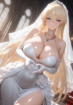 [ReverendGreatLove] Bismarck (Azur Lane) / Bride | 73 Pics (Patreon) [AI Generated]