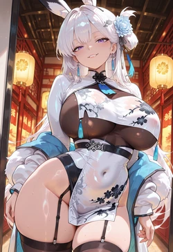 Qwekk - Snow Crane [Goddess of Victory: Nikke] (AI Generated)