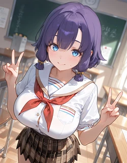neekosan 畔美岬 | Nukitashi the animation [AI Generated]