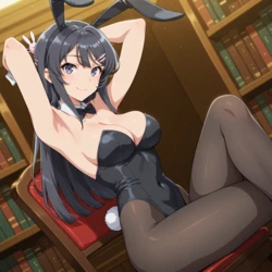 [Hentai Hideout] ⭐ Mai Sakurajima | Rascal Does Not Dream of Bunny Girl Senpai | Full Set (Patreon) [AI Generated]