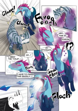 [Unoroute (UnoUsaya)] Dino Girl's Emergency Poop