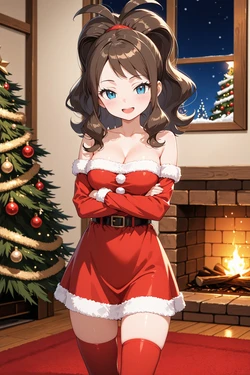 [Ankake Nameko] トウコ Hilda サンタ [AI Generated]