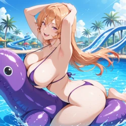 [Hentai Hideout] Erina Nakiri (Summer ☀️) | Food Wars! | Full Set (Patreon) [AI Generated]