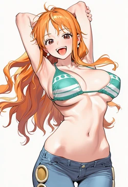 [Gb_5] 260809  [One Piece] Nami [AI Generated]