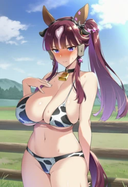 [コクオウ] ラッキーライラック 牧場 [AI Generated]