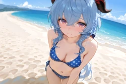 [clowenqq (krowenx)] Ganyu (bikini) - Genshin Impact [AI Generated]