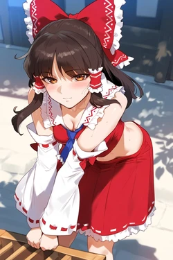 [DatChoccyFlavor]  [Touhou Project] Reimu's fundraising [AI Generated]