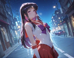 [kkleo] Hino Sailor Mars-Sailor Moon (AI Generated)