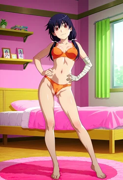 [Vanitas AI] Kanbaru Suruga 9  [AI Generated]