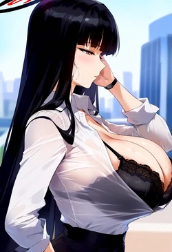 [DatChoccyFlavor] [Blue Archive] Rio & heatwaves [AI Generated]