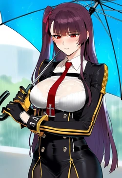 [DatChoccyFlavor]  [Girls' Frontline] WA2000 rainy day [AI Generated]