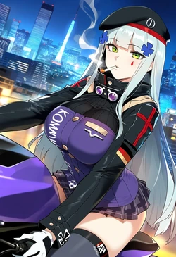 [DatChoccyFlavor]  [Girls' Frontline] HK relaxation with commander [AI Generated]