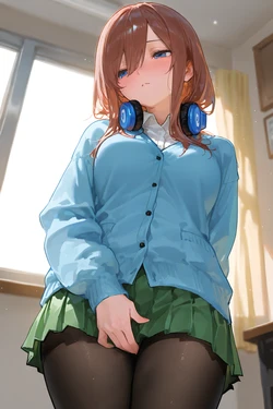 [clowenqq (krowenx)] Miku Nakano - The Quintessential Quintuplets (Patreon) [AI Generated]