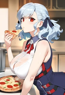 [DatChoccyFlavor]  [Girls' Frontline] Sabrina's Pizza time [AI Generated]