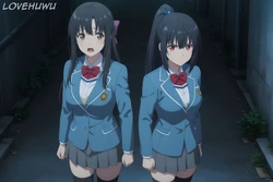 [LoveHUwU] Kaori Shirasaki and Shizuku Yaegashi [ NTR | 3p | pregnant ]  [AI Generated]