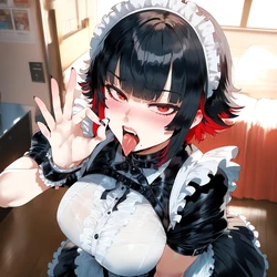 [DatChoccyFlavor]  [Zenless Zone Zero] Ellen joe lusty maid [AI Generated]