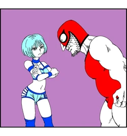 [Nalpari] Pro Wrestling - Red Mask vs. Blue Girl